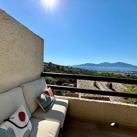 Studio Vue Mer A Porticcio Piscine Et Parking Eksteriør bilde